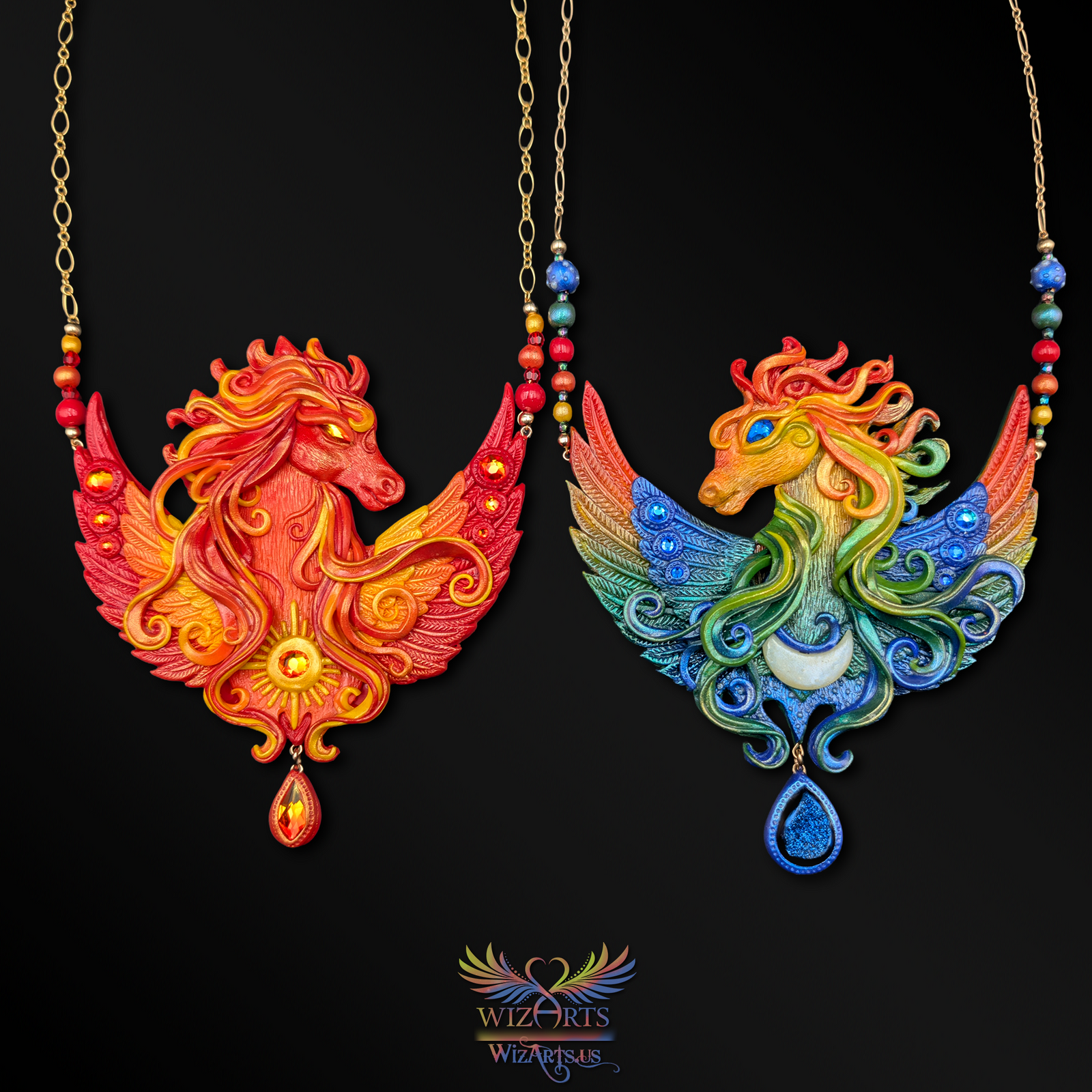 Fire Horse Couple (Reserved for Sonya and Mitch) - wizArts