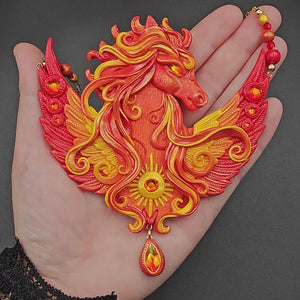 Fire Horse Couple (Reserved for Sonya and Mitch)