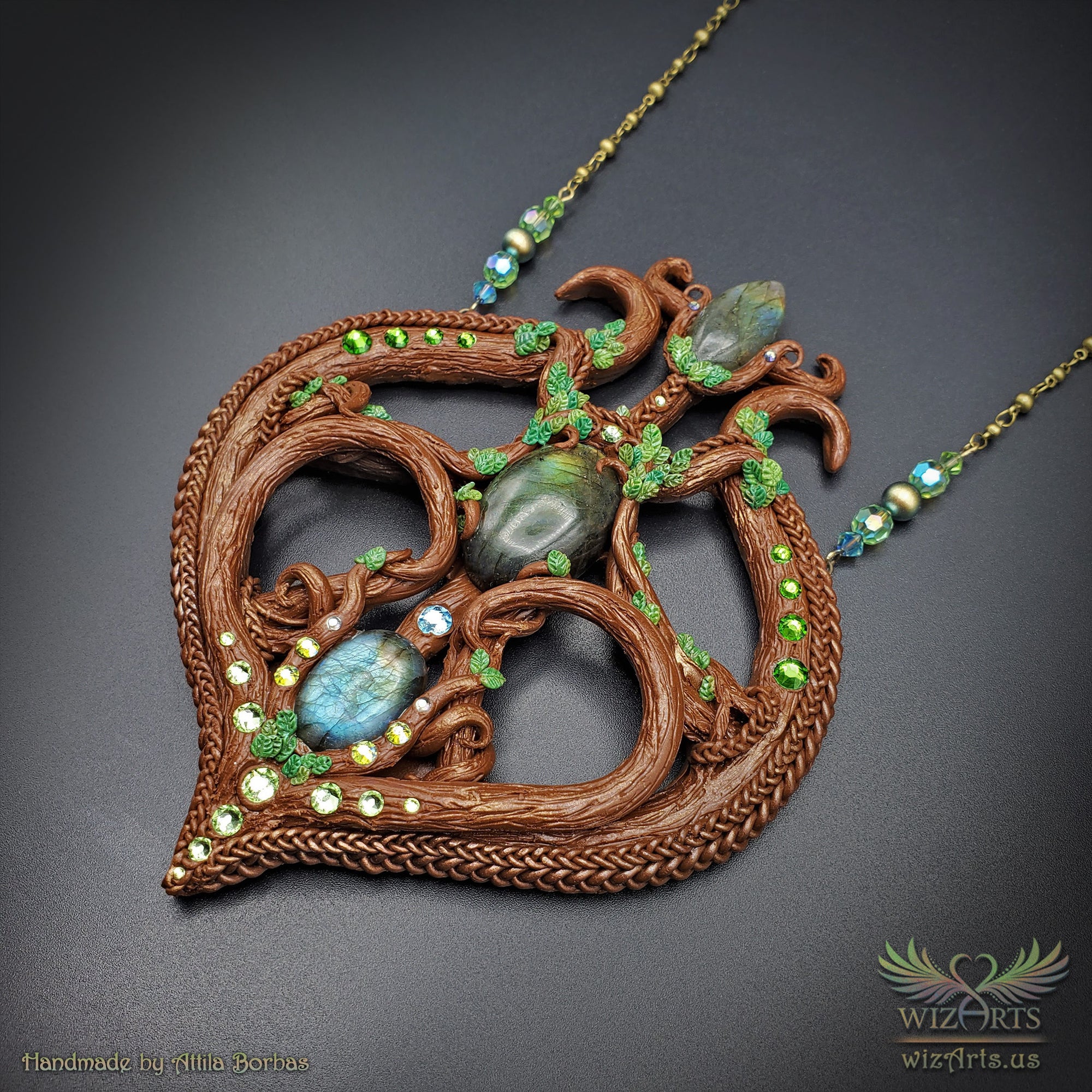 *Magick of the Forest* Handmade Statement Art Necklace - wizArts